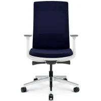 Elevate Office Chair in White/Blue