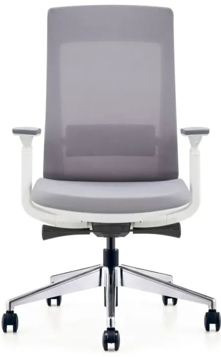 Elevate Office Chair in White/Gray