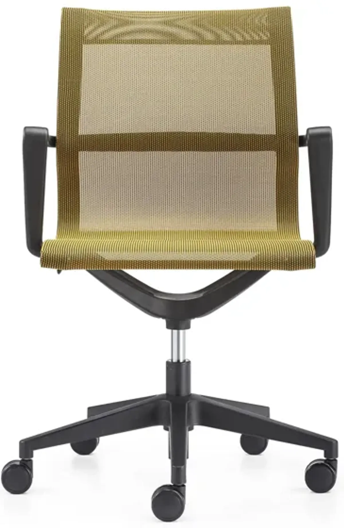 Kinetic Black Frame Office Chair with Mesh Back in Black/Dandelion