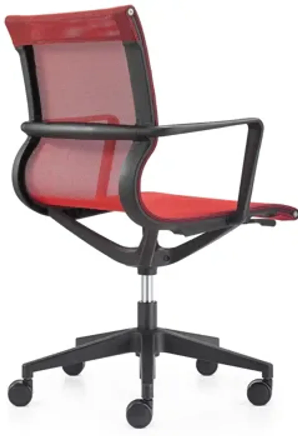 Kinetic Black Frame Office Chair with Mesh Back