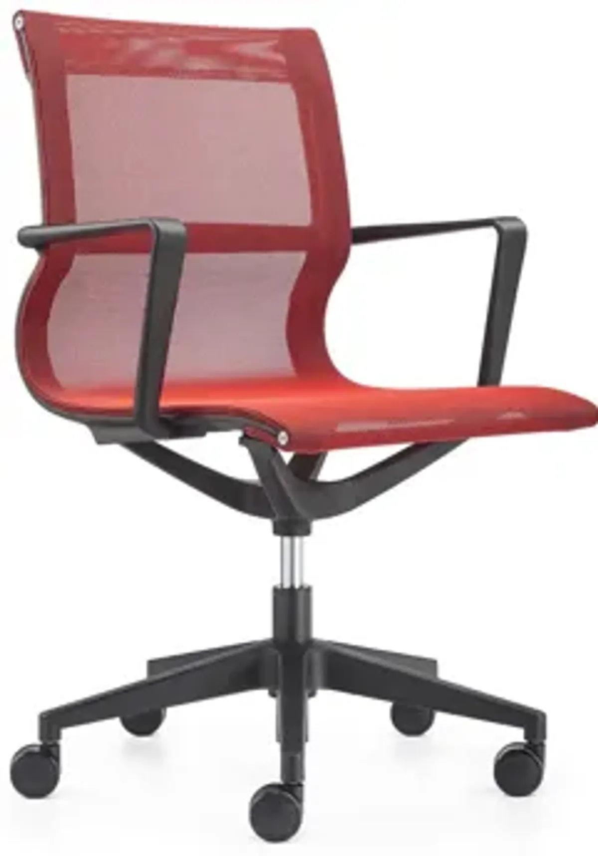 Kinetic Black Frame Office Chair with Mesh Back