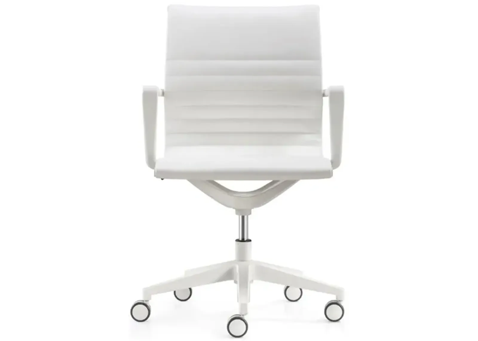 Kinetic White Frame Office Chair