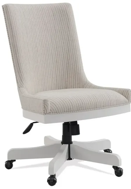 Osborne Desk Chair in Winter White by Riverside Furniture
