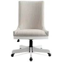 Osborne Desk Chair in Winter White by Riverside Furniture