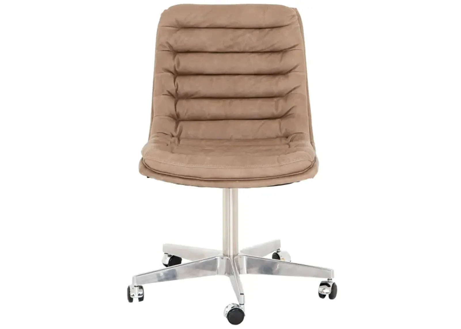 Malibu Desk Chair in Natural Washed Mushroom by Four Hands