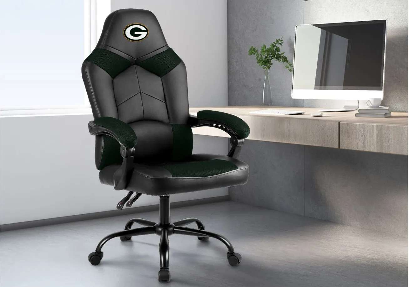 NFL Oversized Adjustable Office Chairs in Green Bay Packers by Imperial International