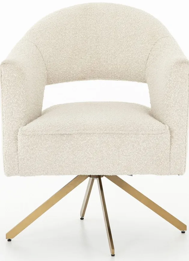 Adara Desk Chair in Knoll Natural by Four Hands