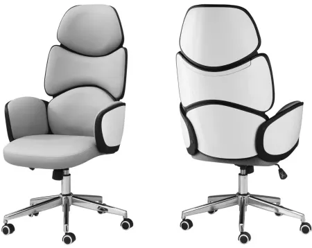 Deb Office Chair in WHITE by Monarch Specialties