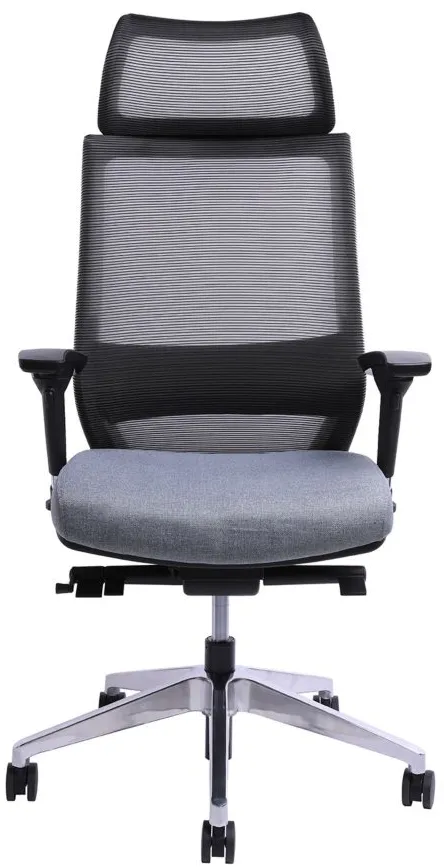 Gehry High Back Office Chair in Gray by Unique Furniture