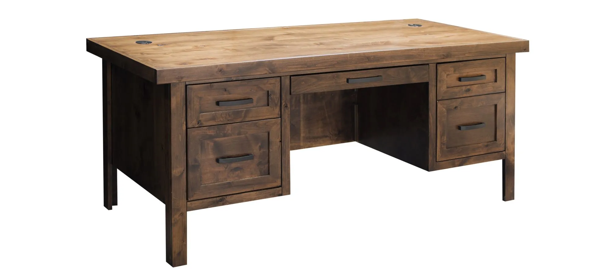 Sausalito Writing Desk w/ Drawers in Whiskey by Legends Furniture