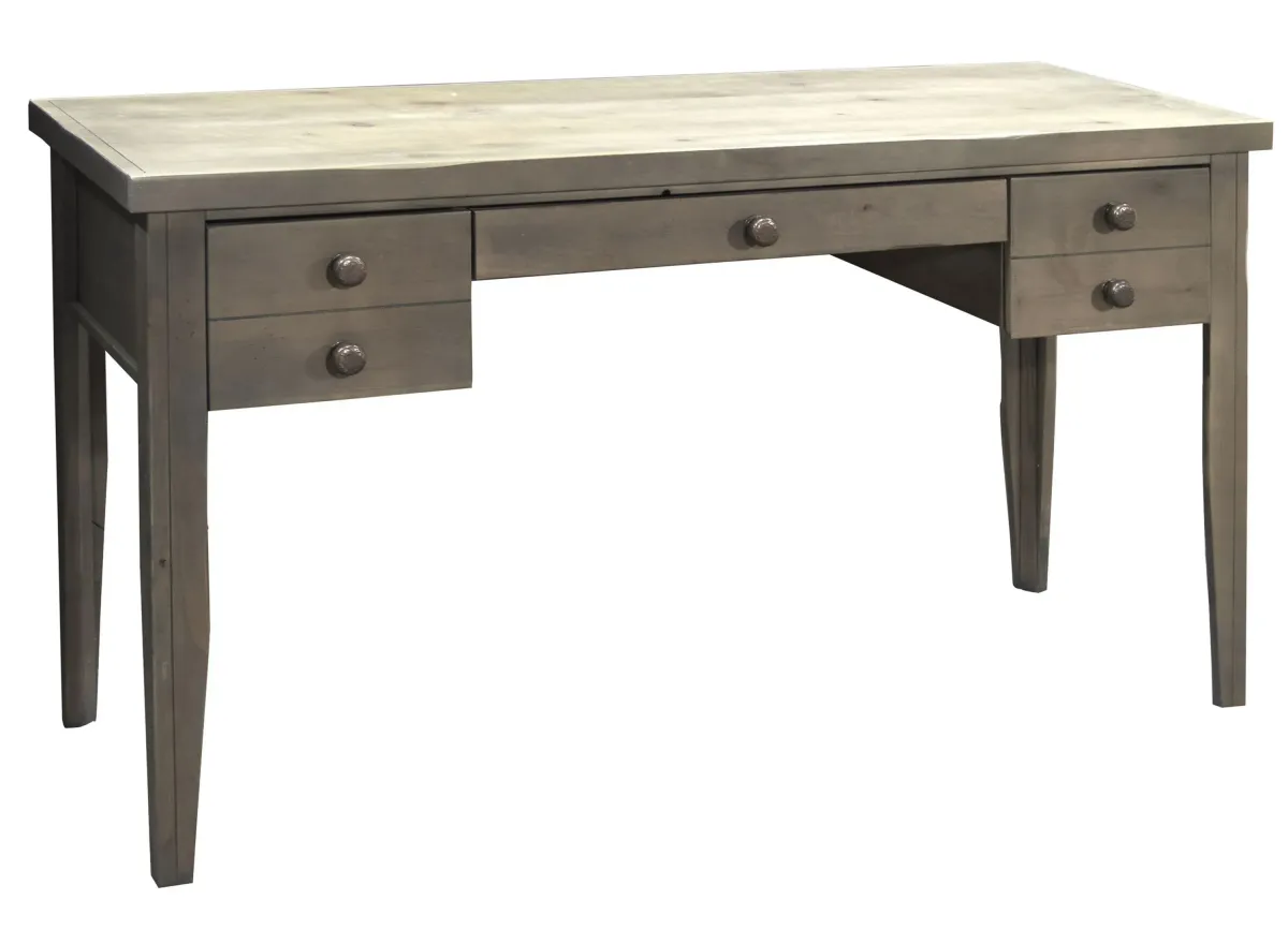 Joshua Creek 54" Writing Desk in Barnwood by Legends Furniture