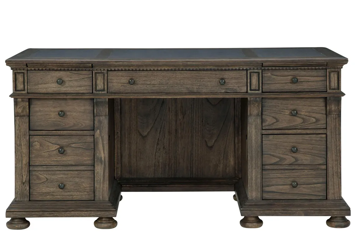 Wellington Hall Junior Executive Desk in WELLINGTON JAVA by Hekman Furniture Company