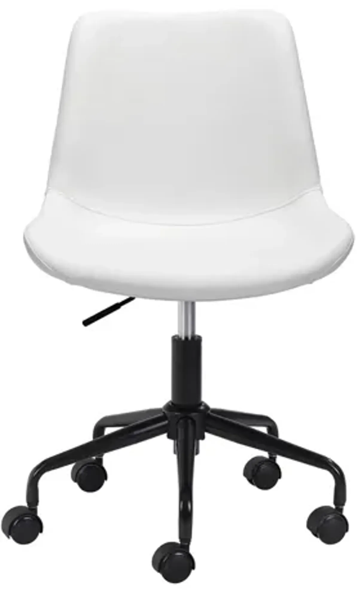 Byron Office Chair in White, Black by Zuo Modern