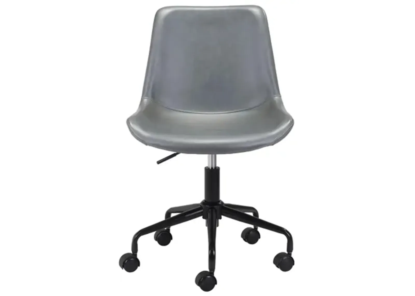 Byron Office Chair in Gray, Black by Zuo Modern