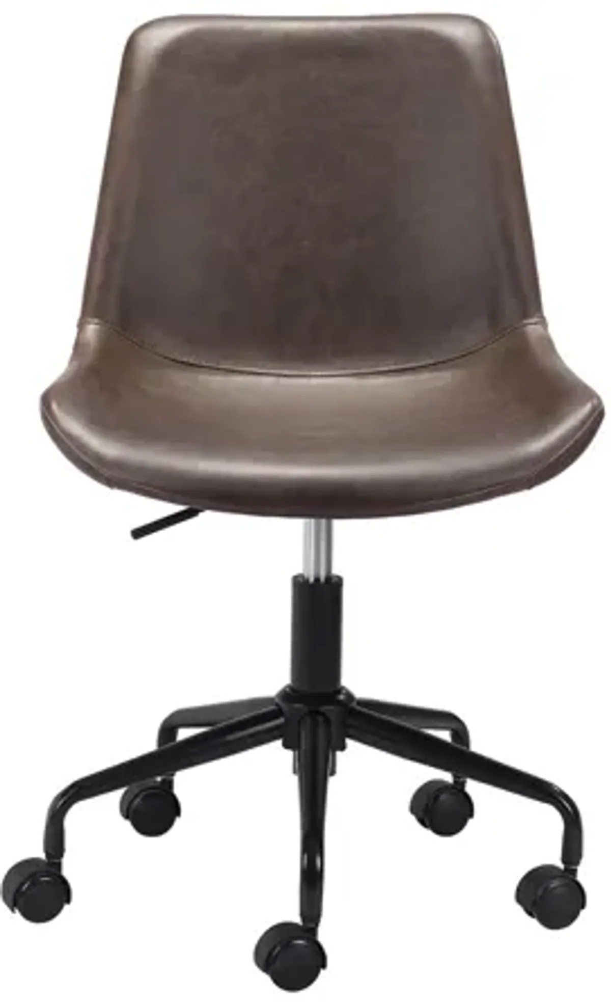 Byron Office Chair in Brown, Black by Zuo Modern