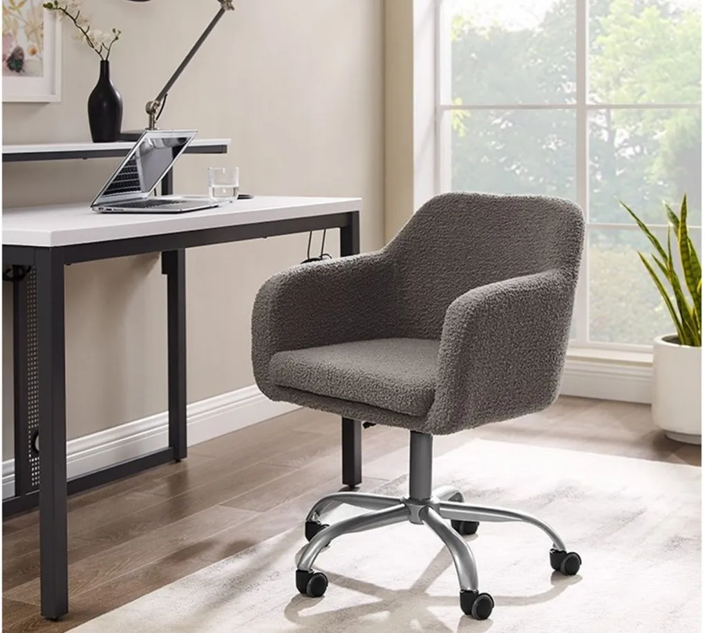 Rylen Office Chair in Gray by Linon Home Decor