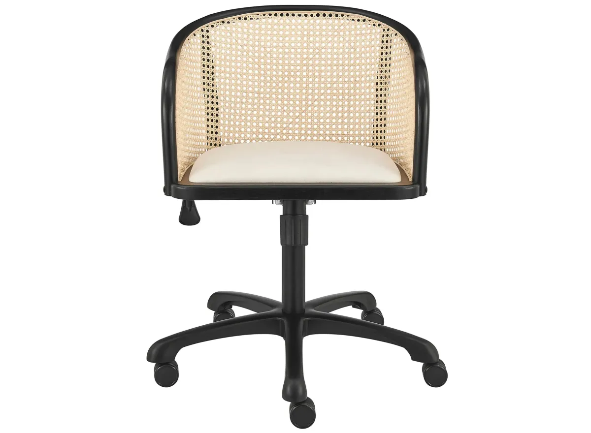 Elsy Office Chair in Black by EuroStyle