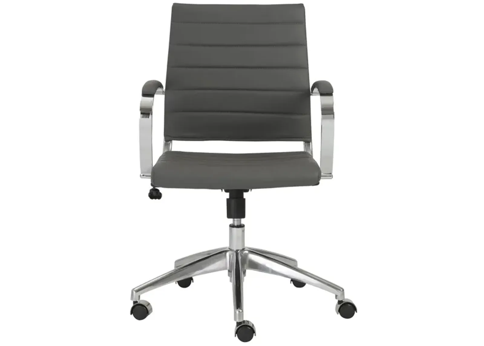 Axel Low Back Office Chair in Gray by EuroStyle