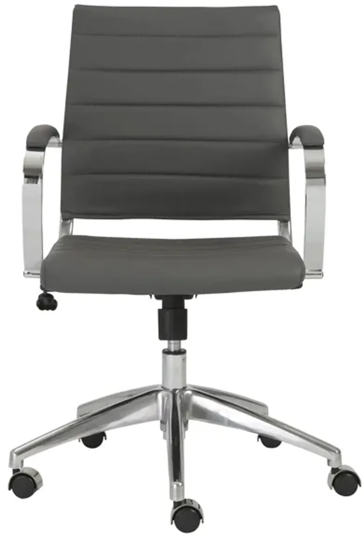 Axel Low Back Office Chair in Gray by EuroStyle