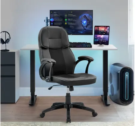 Bender Racing Gaming Chair in Black by Armen Living