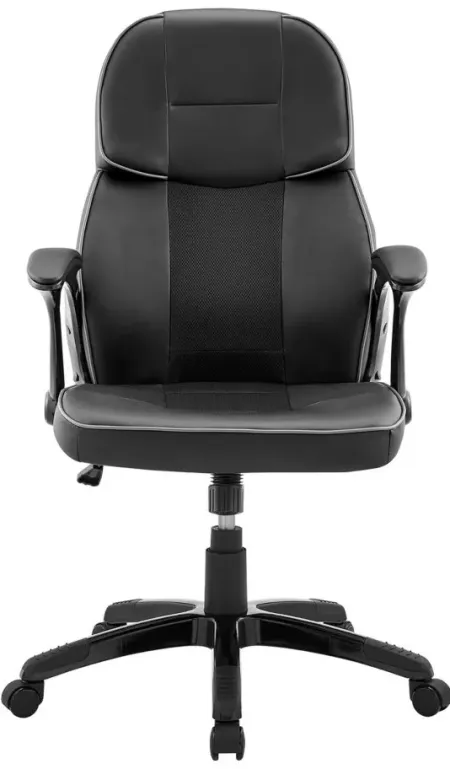 Bender Racing Gaming Chair in Black by Armen Living