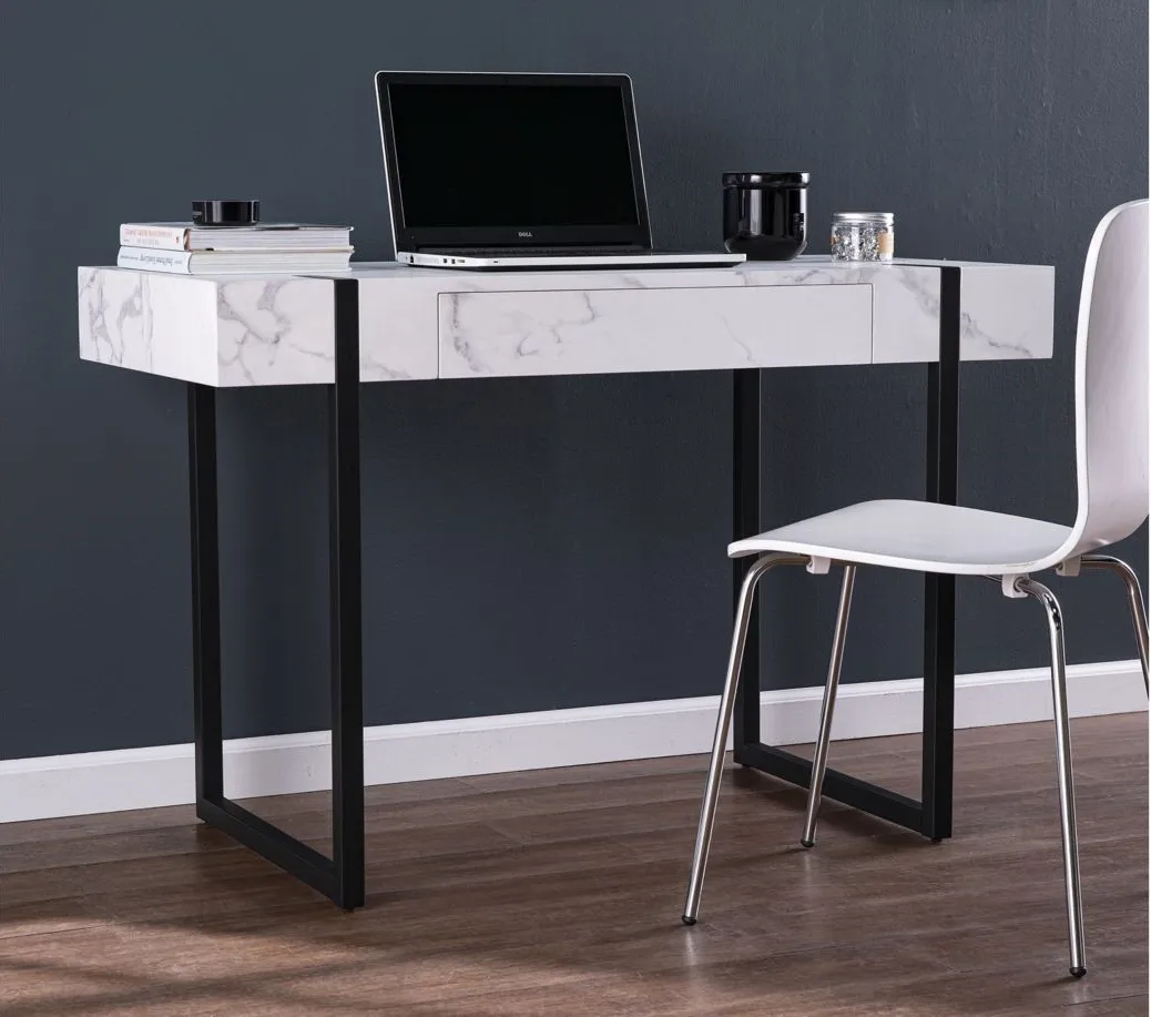 Farrell Desk in White by SEI Furniture