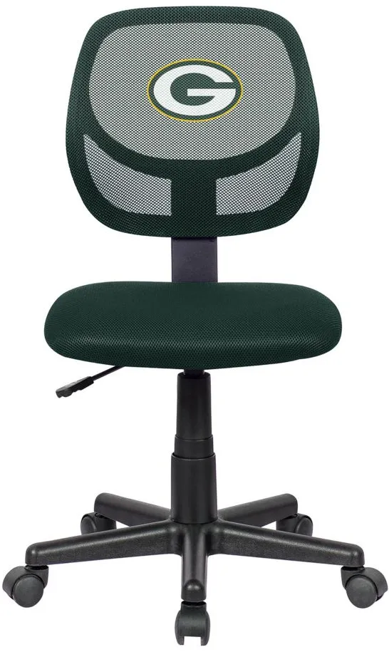 NFL Armless Task Chair in Green Bay Packers by Imperial International