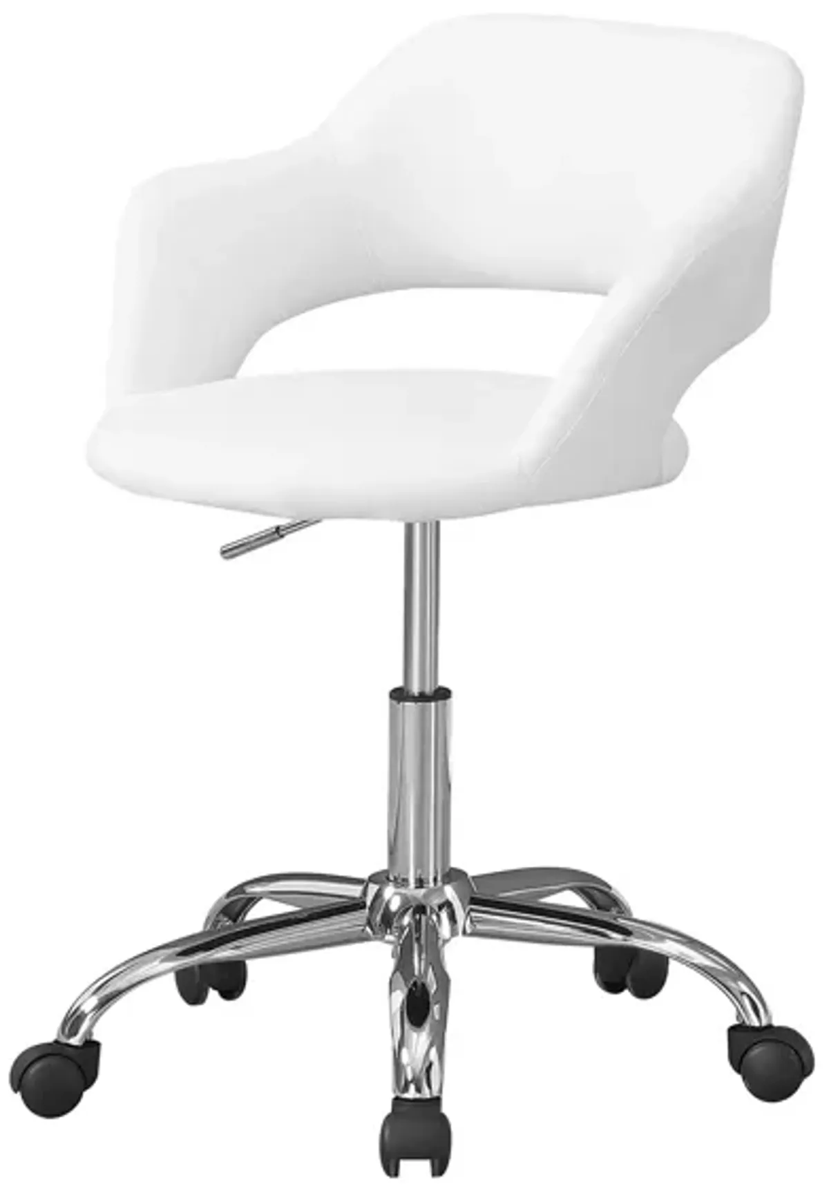 Ludwig Home Office Chair in White by Monarch Specialties