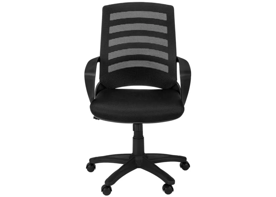 Llewellyn Home Office Chair in Black by Monarch Specialties