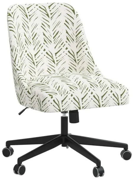 Leigh Office Chair in Brush Palm Leaf by Skyline