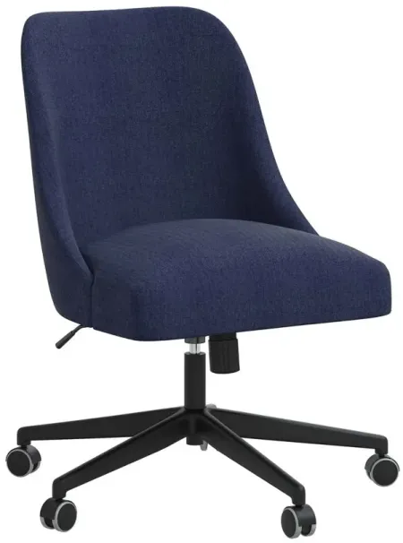 Leigh Office Chair in Orly Indigo by Skyline