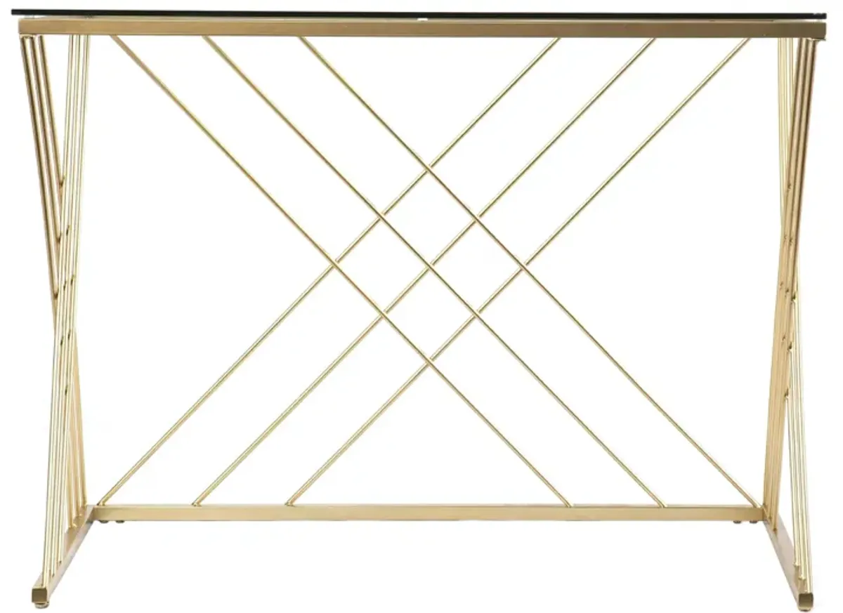 Piedmont Desk in Gold by SEI Furniture