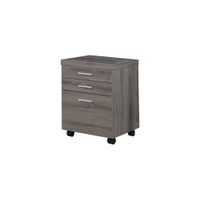 Ogden File Cabinet in Dark Taupe by Monarch Specialties