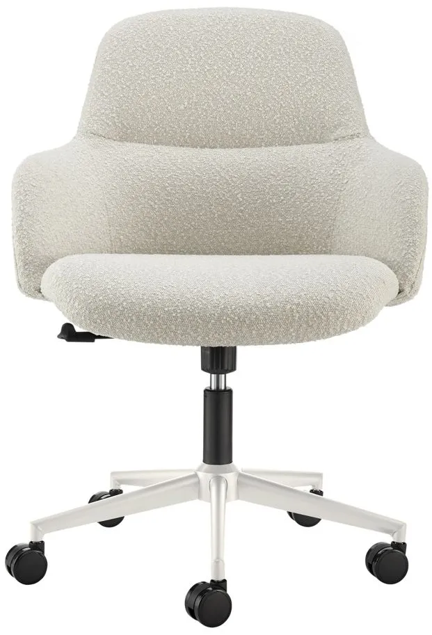 Mia Office Chair in Ivory by EuroStyle