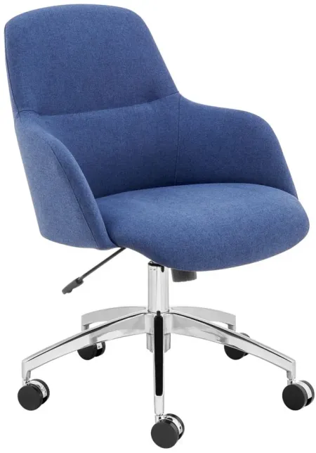 Minna Office Chair in Blue by EuroStyle