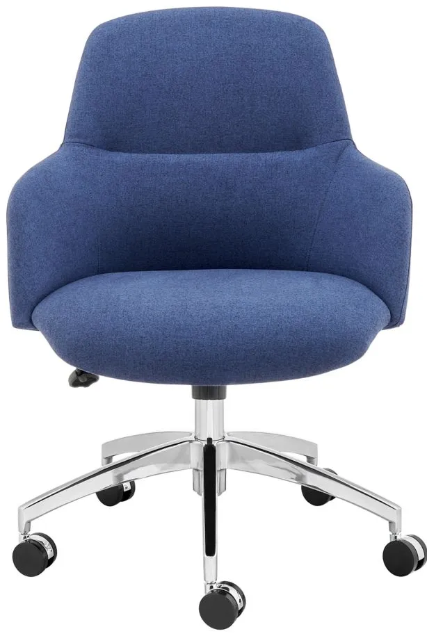 Minna Office Chair in Blue by EuroStyle