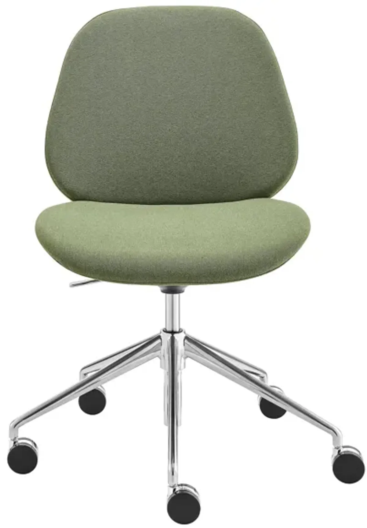 Lyle Armless Office Chair in Green by EuroStyle