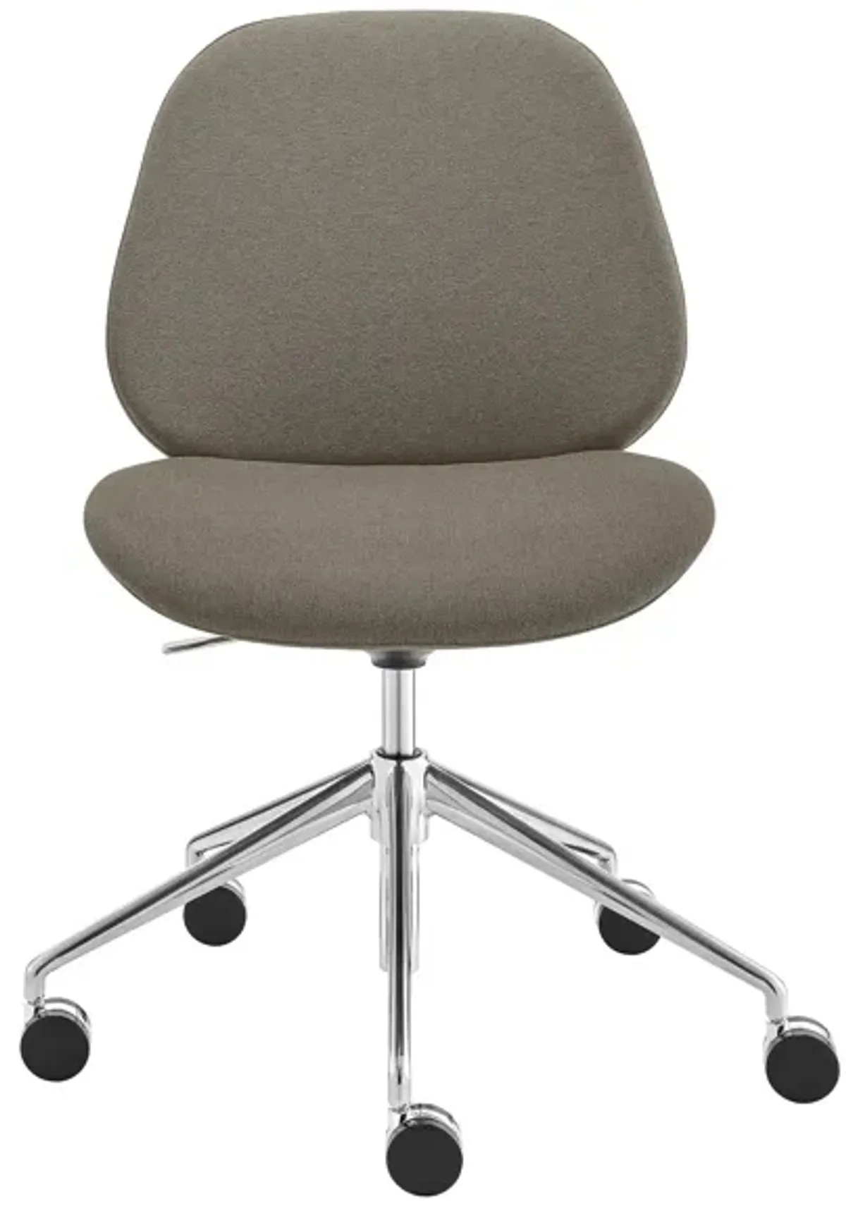 Lyle Armless Office Chair in Taupe by EuroStyle