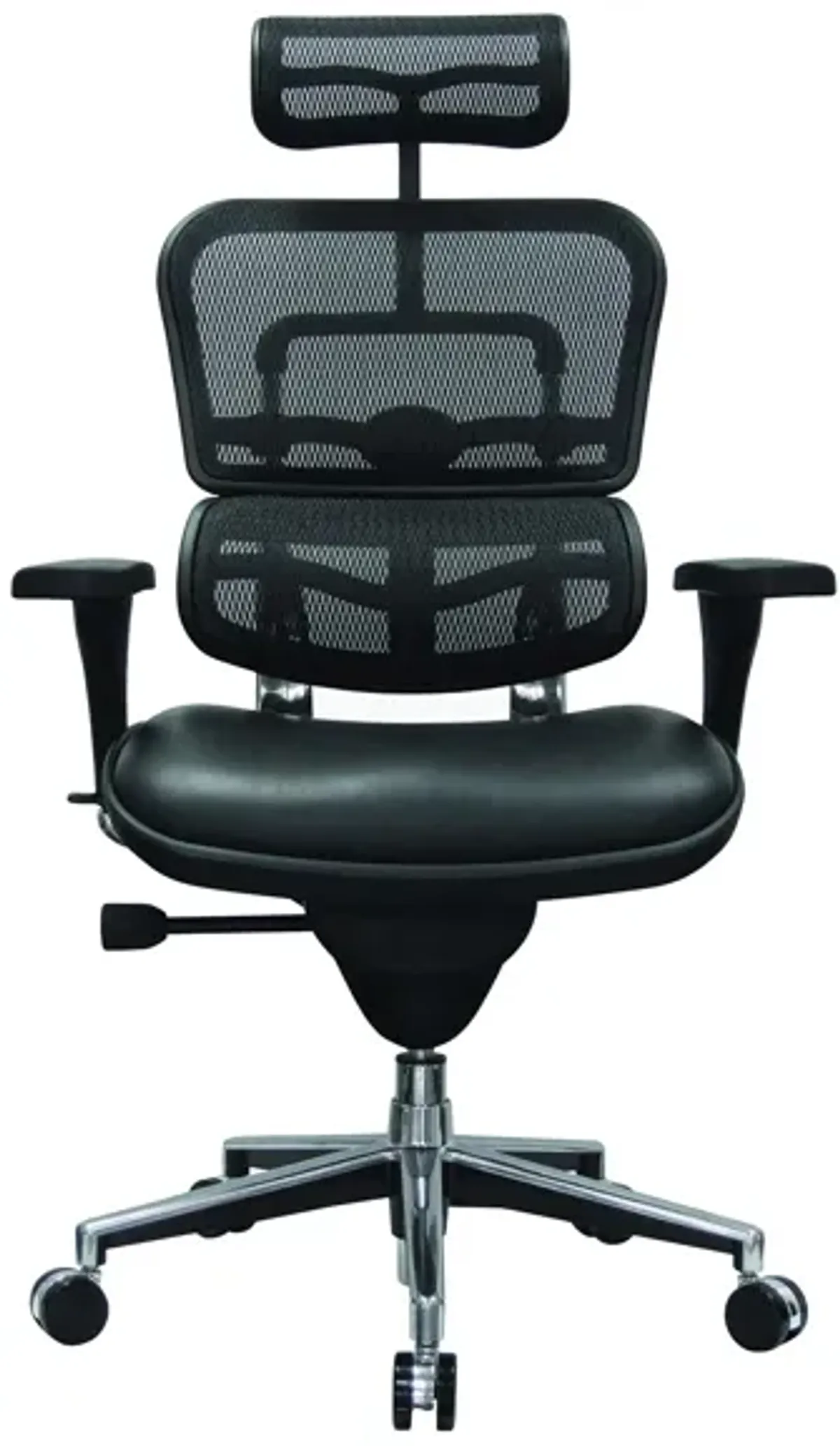 Ergo Hi Leather Seat/Mesh Back