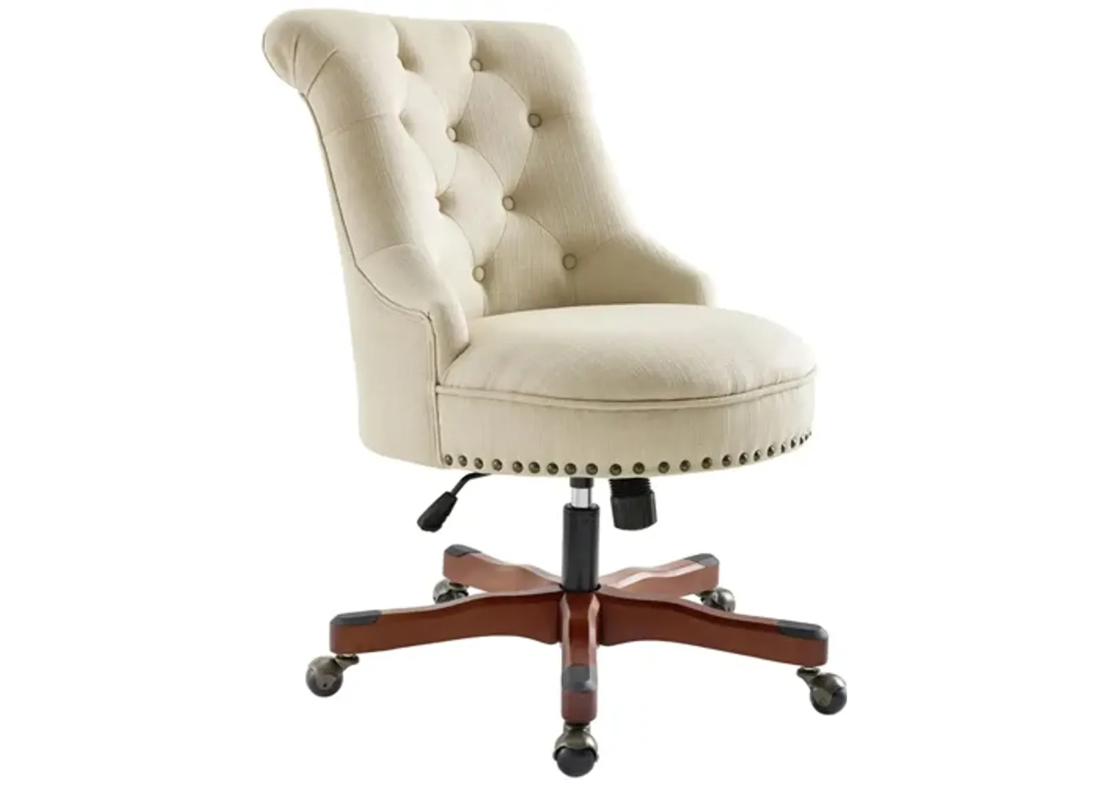 Sinclair Office Chair in Beige by Linon Home Decor