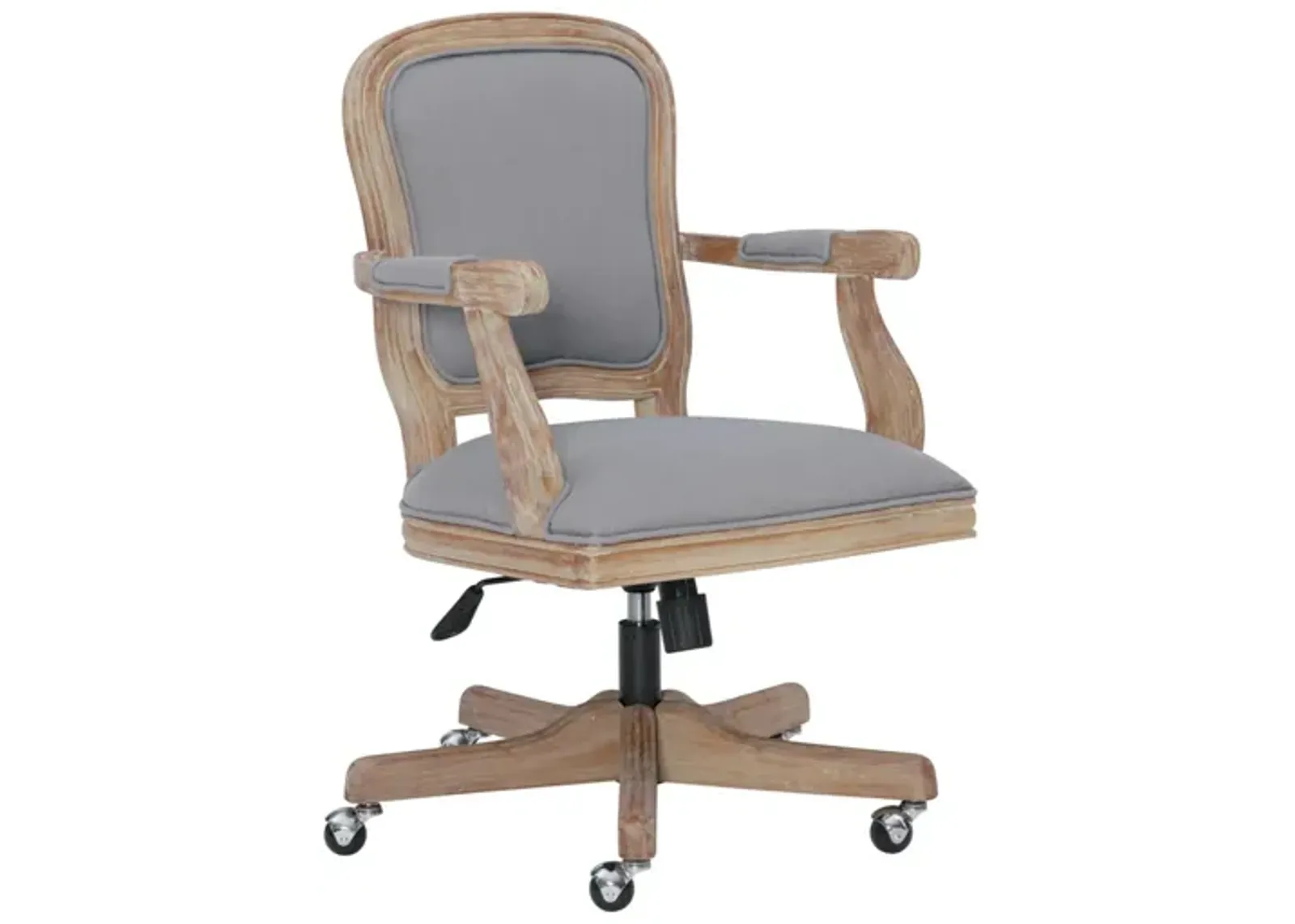 Maybell Office Chair in Light Gray by Linon Home Decor