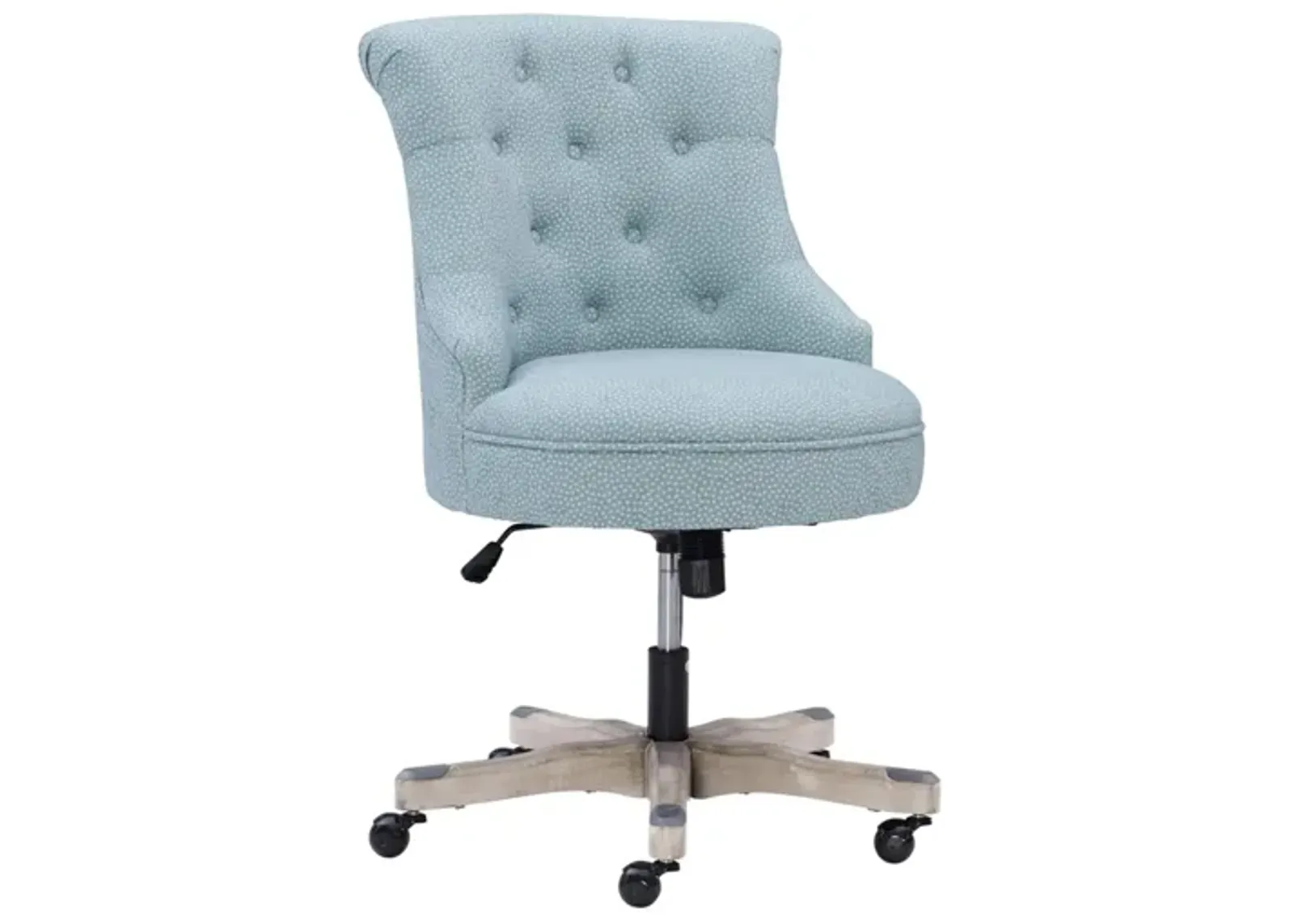 Sinclair Office Chair in Light Blue by Linon Home Decor