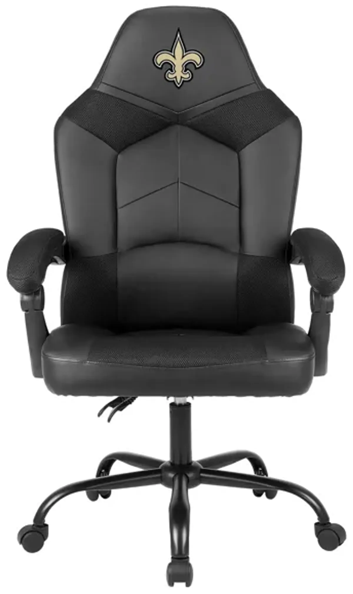 NFL Faux Leather Oversized Gaming Chair in New Orleans Saints by Imperial International