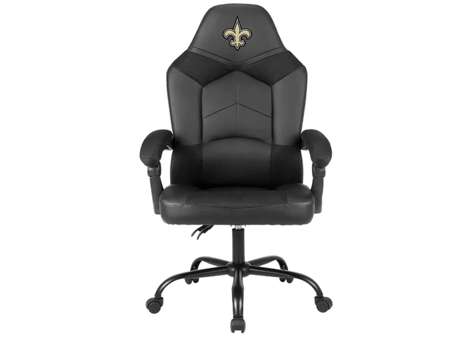 NFL Faux Leather Oversized Gaming Chair in New Orleans Saints by Imperial International