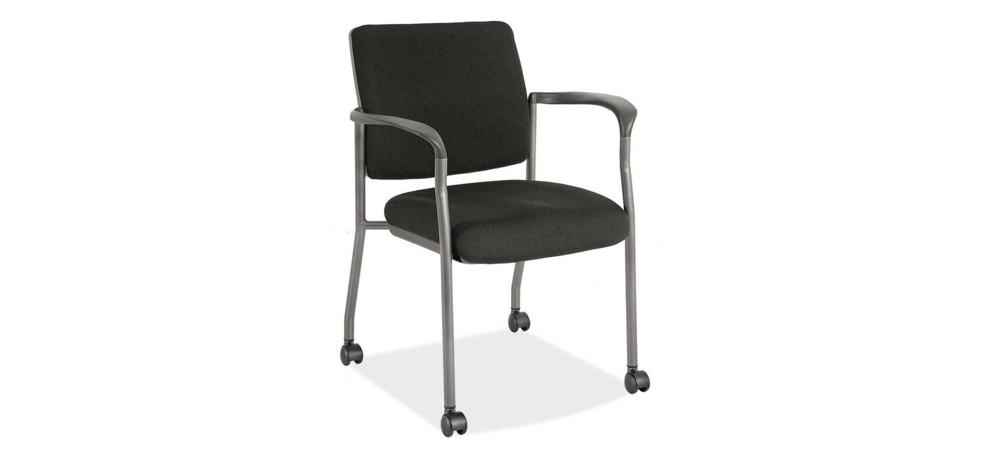 Legion Office Armchair in Black Fabric; Gray by Coe Distributors