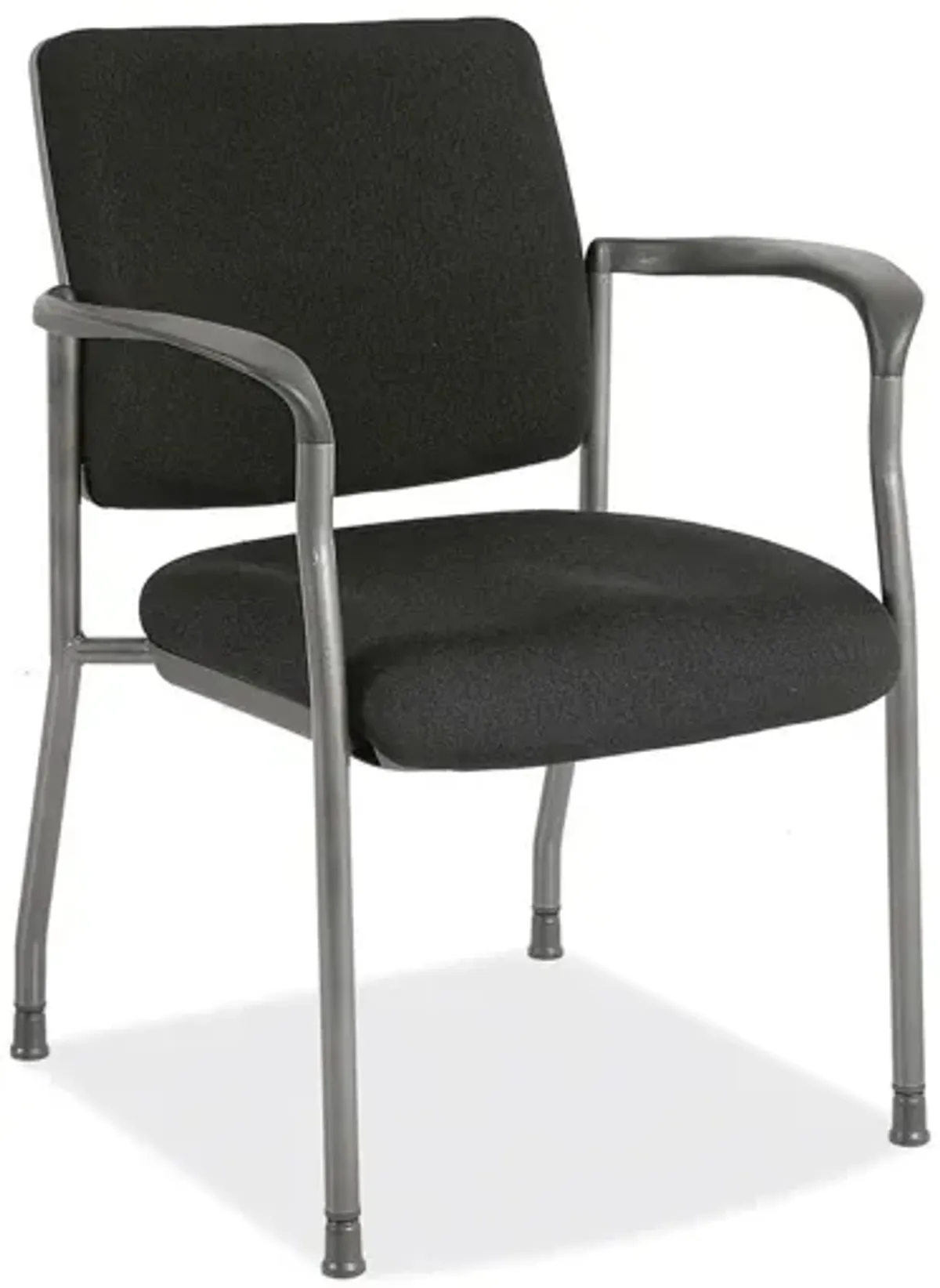 Legion Office Armchair in Black Fabric; Gray by Coe Distributors