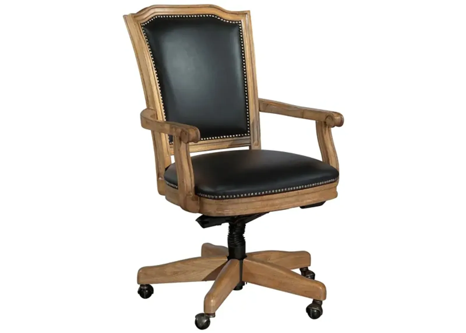 Wellington Wood Frame Desk Chair in SPECIAL RESERVE by Hekman Furniture Company