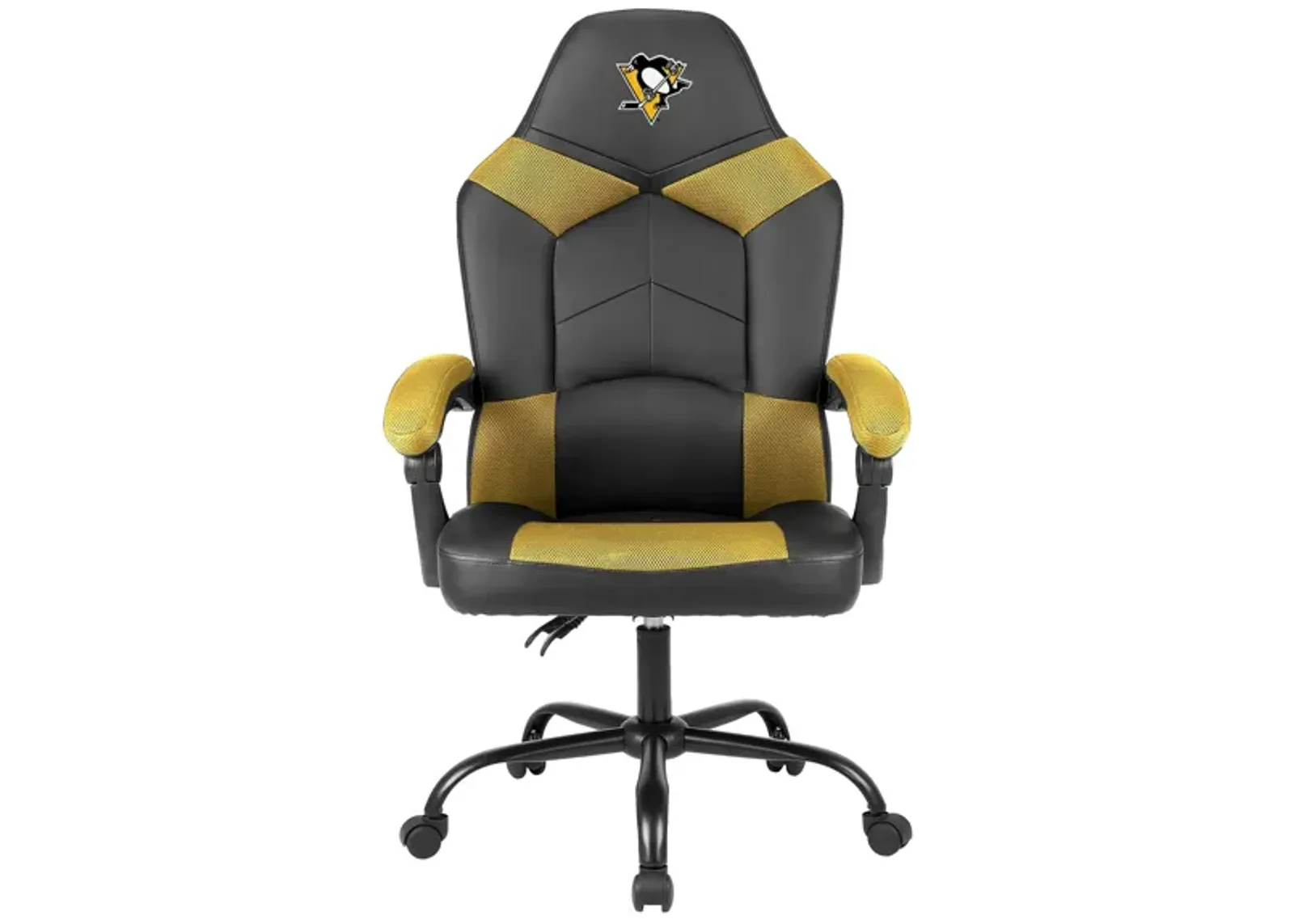 NHL Faux Leather Oversized Gaming Chair in Pittsburgh Penguins by Imperial International