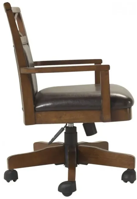 Tess Office Chair in Cherry / Black by Bellanest