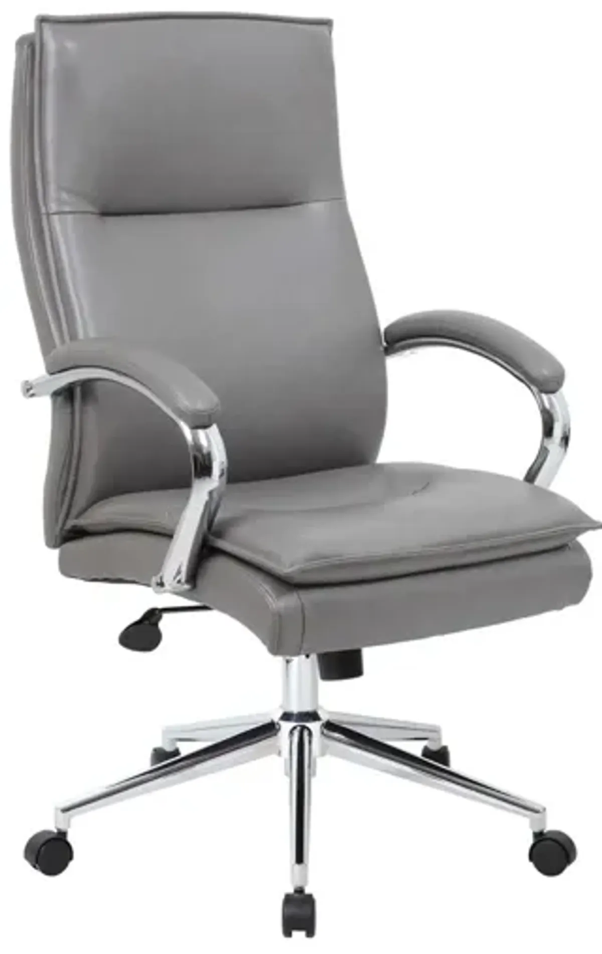 Selador Executive Office Chair in Gray; Chrome by Coe Distributors